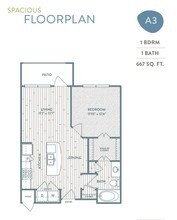 A3 - Barcelona 6306 floor plan